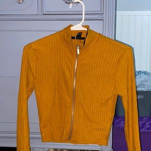 Forever 21 mustard turtleneck